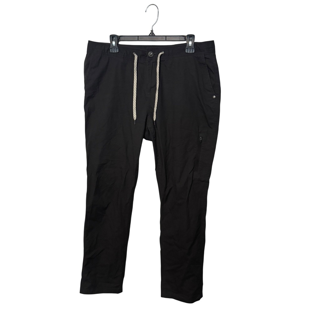 Vuori Ripstop Jogger Pants Womens XL Gray Cotton Stretch Outdoor Drawstring